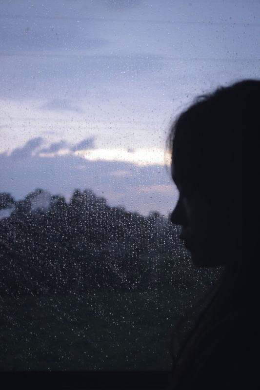 车窗雨滴
