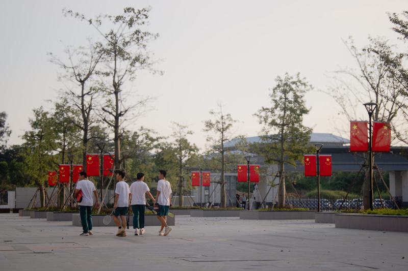 操场上的队列